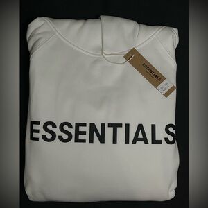 Essentials White Hoodie and Joggers